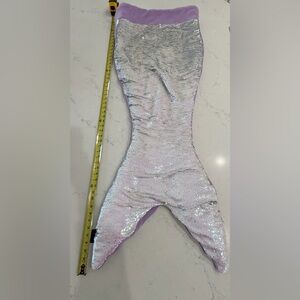 Cynthia Rowley Shimmering Silver and Lavender Mermaid Tail One Piece
